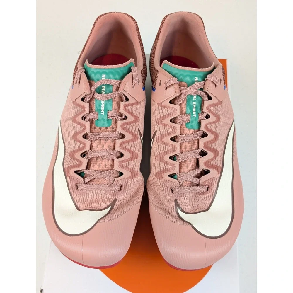 Nike Zoom Rival Sprint Track Spikes M9/W10.5 Red Stardust Pale Ivory HQ2061-600